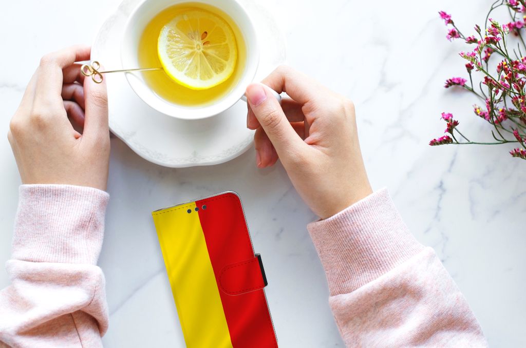 Microsoft Lumia 650 Bookstyle Case Belgische Vlag