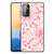 Samsung Galaxy M52 Bloemen Hoesje Pink Flowers B2C Telecom