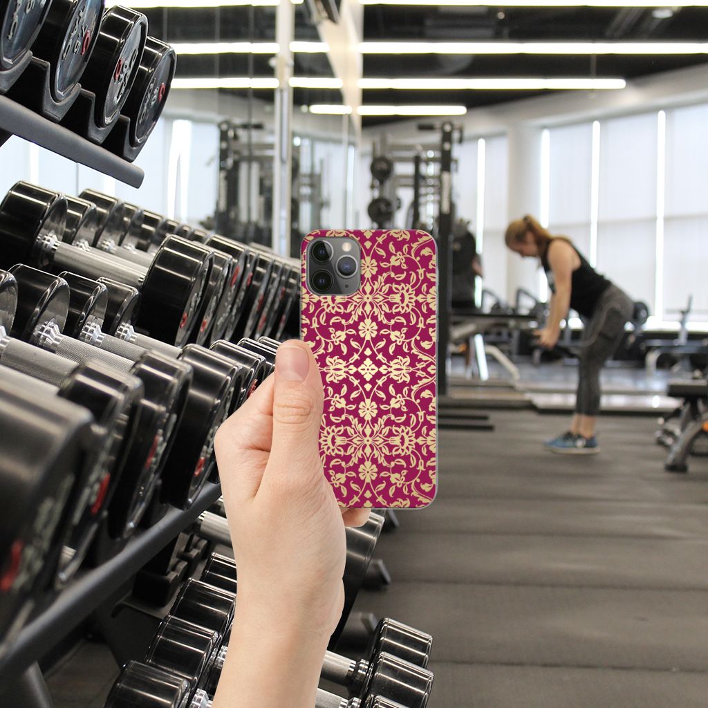 Siliconen Hoesje Apple iPhone 11 Pro Barok Pink