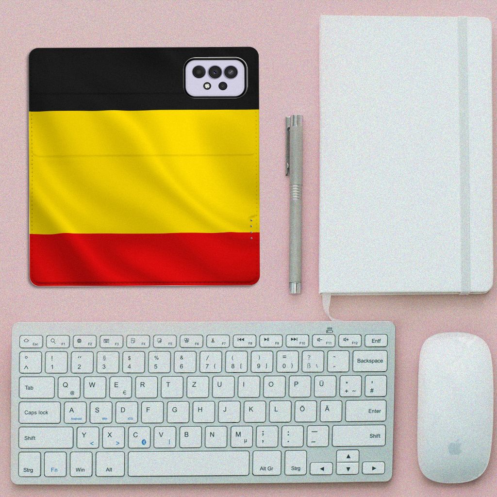 Samsung Galaxy A33 5G Standcase Belgische Vlag - B2C Telecom