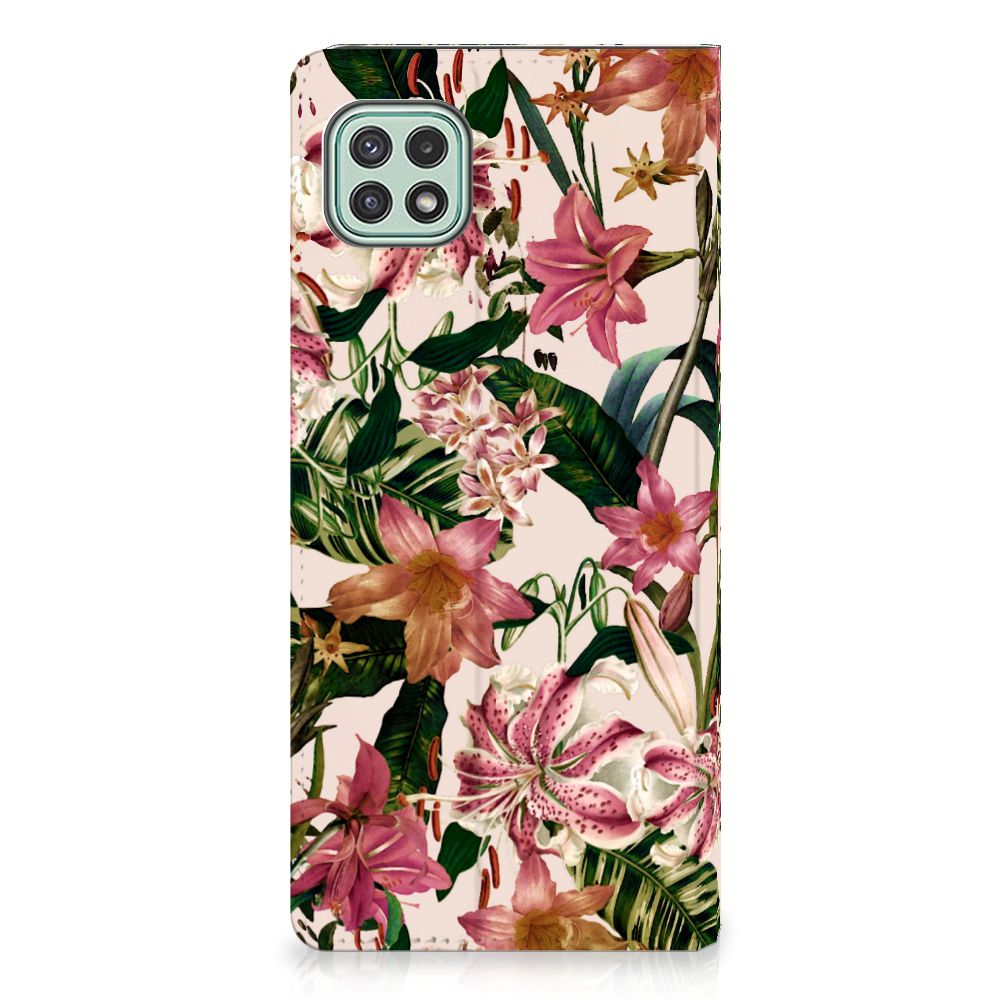 Samsung Galaxy A22 5G Smart Cover Flowers - B2C Telecom