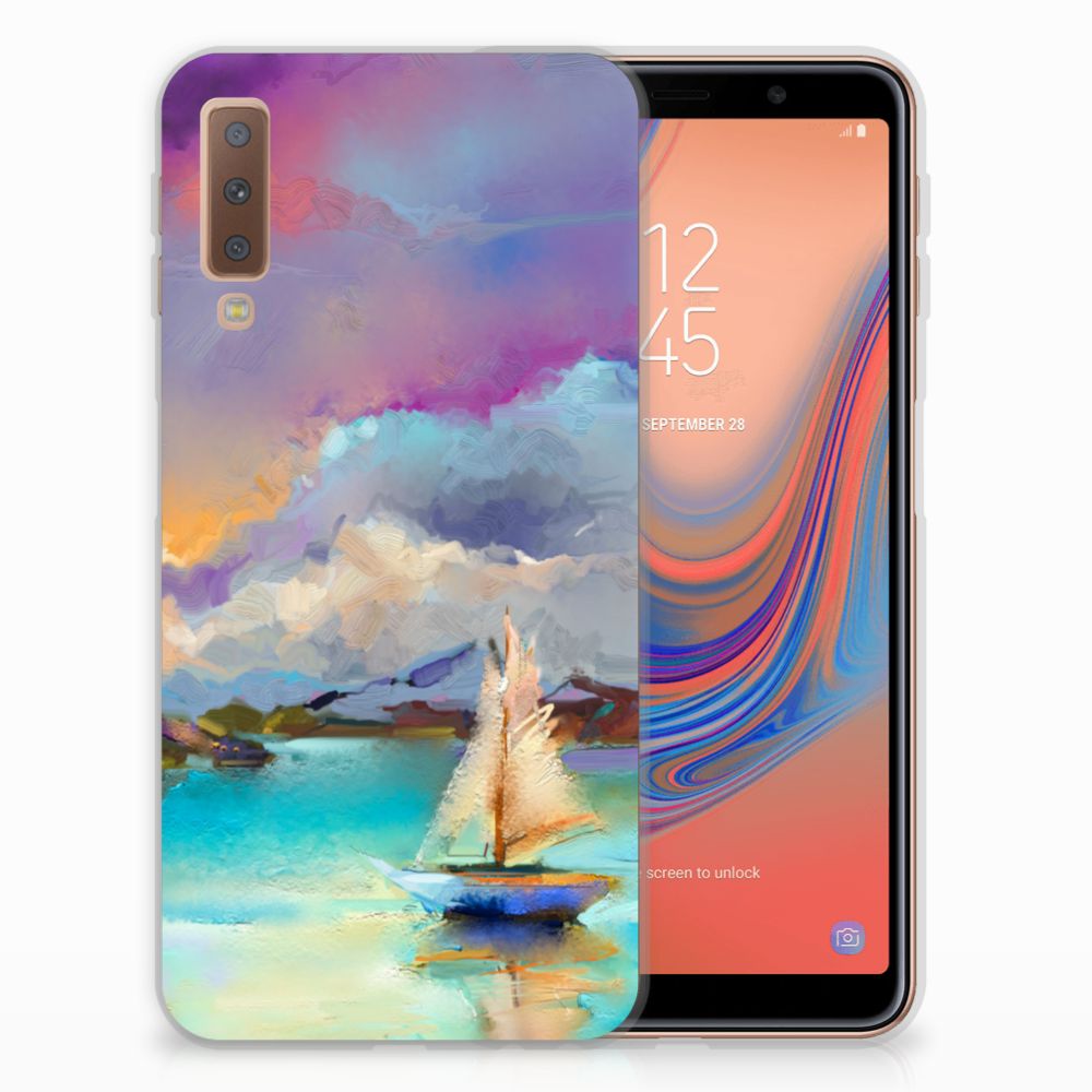 Hoesje maken Samsung Galaxy A7 (2018) Boat