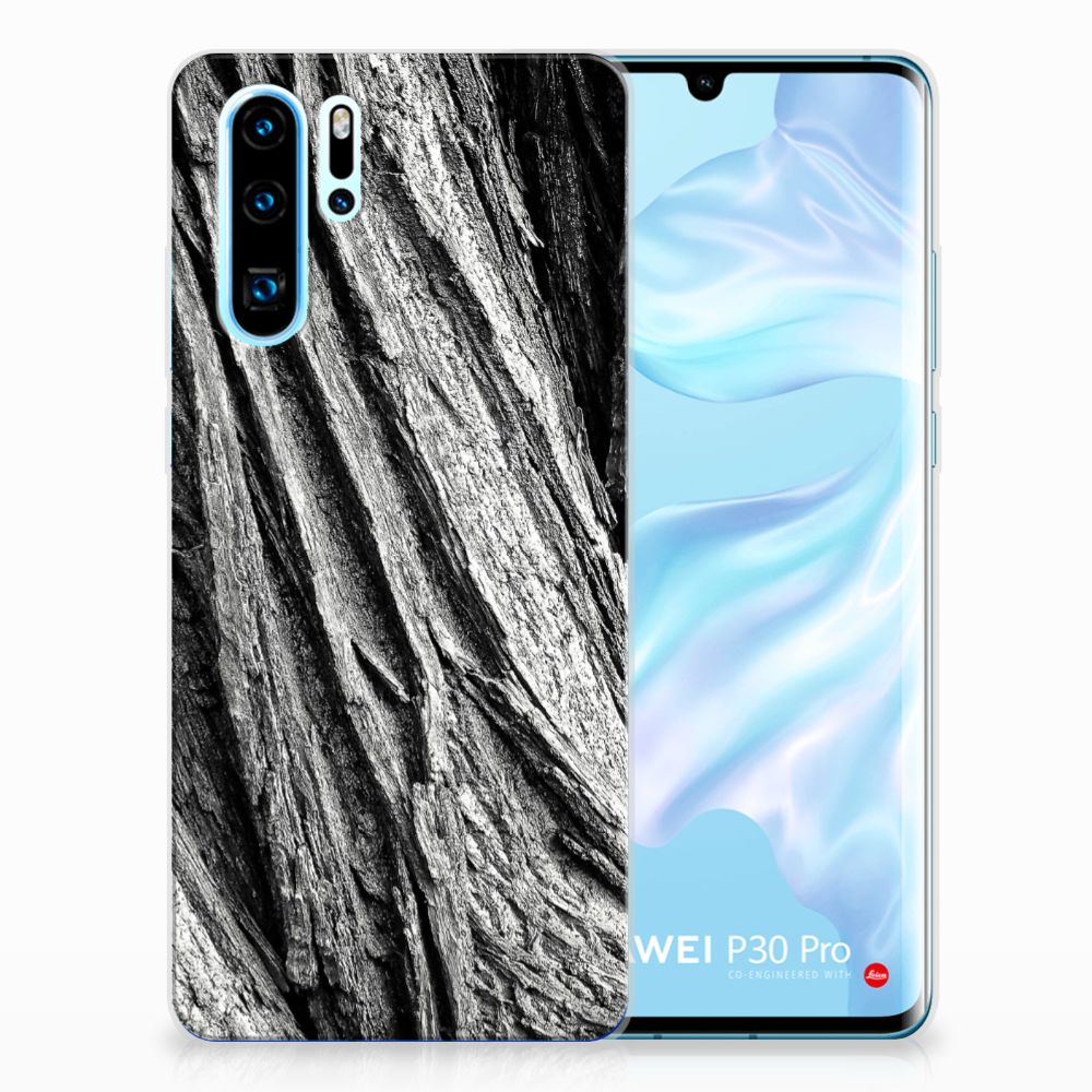 Bumper Hoesje Huawei P30 Pro Boomschors Grijs