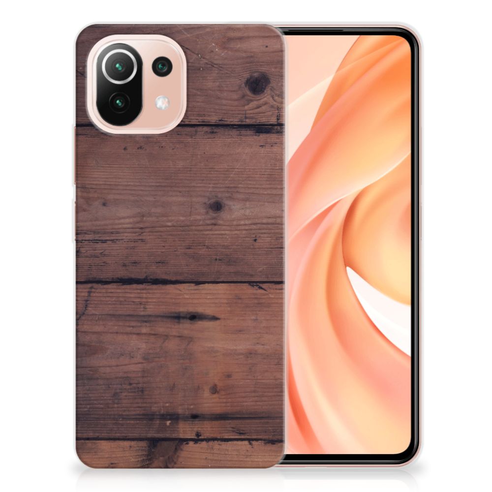 Xiaomi Mi 11 Lite | 11 Lite 5G NE Bumper Hoesje Old Wood