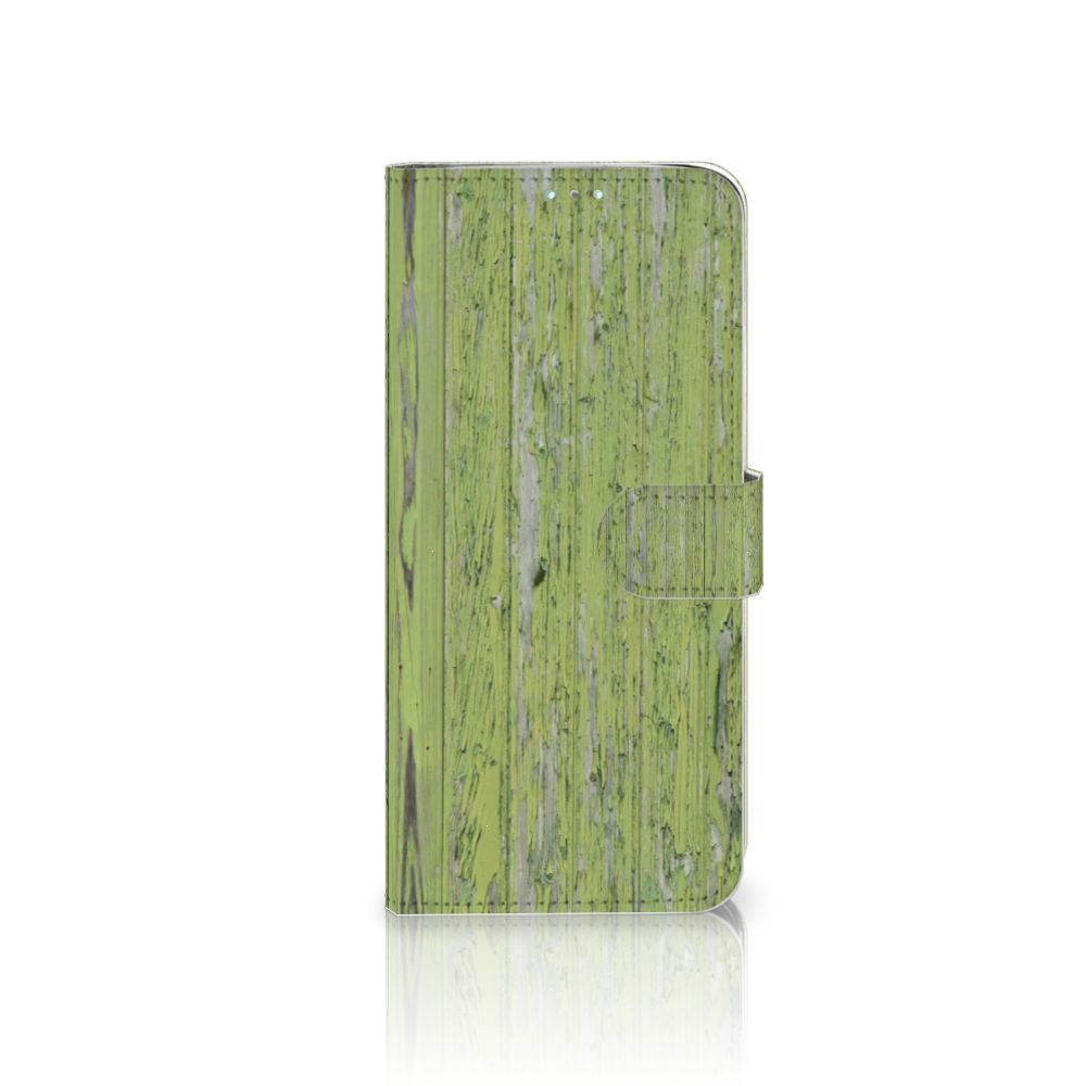 Samsung Galaxy A71 Book Style Case Green Wood