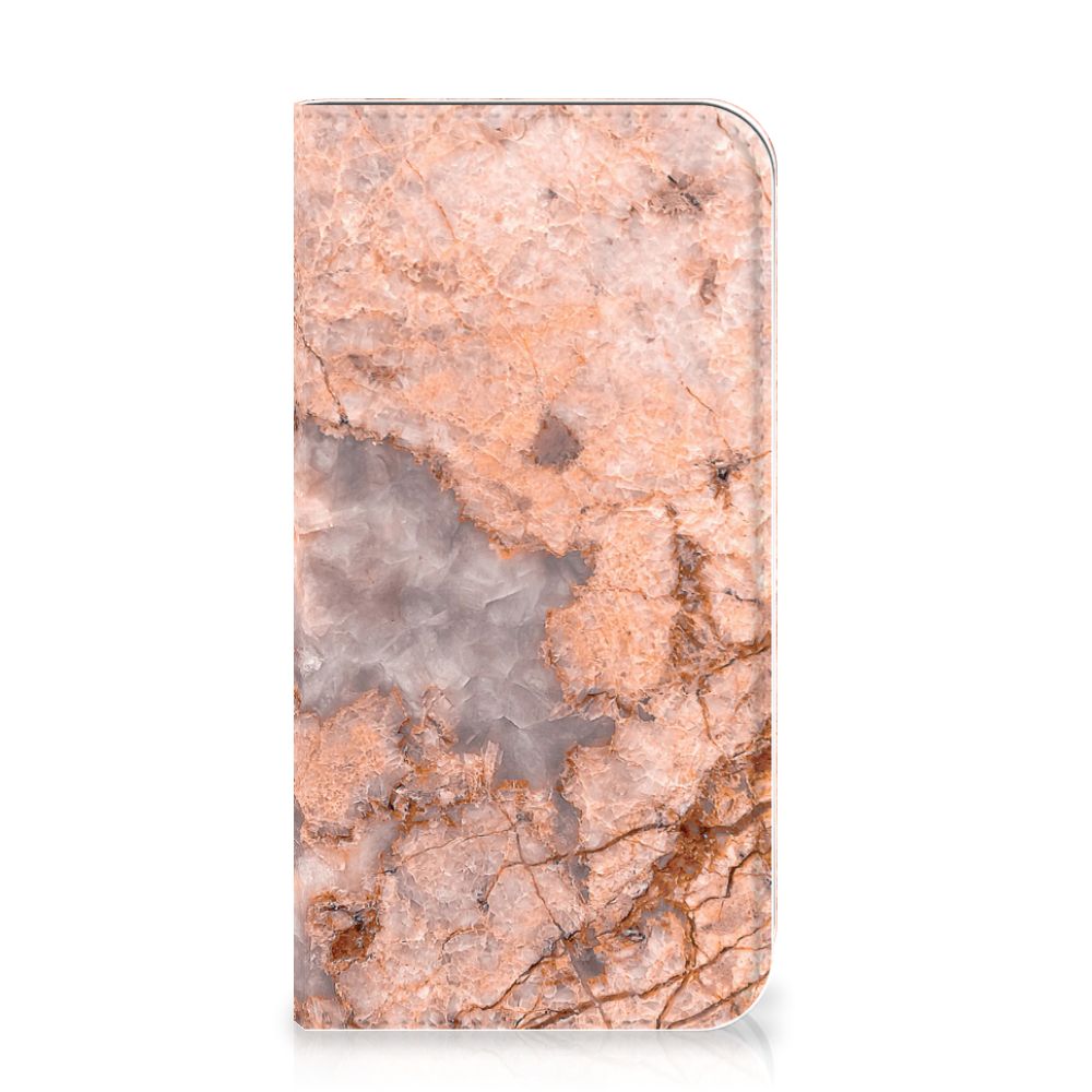 Apple iPhone 11 Pro Standcase Marmer Oranje