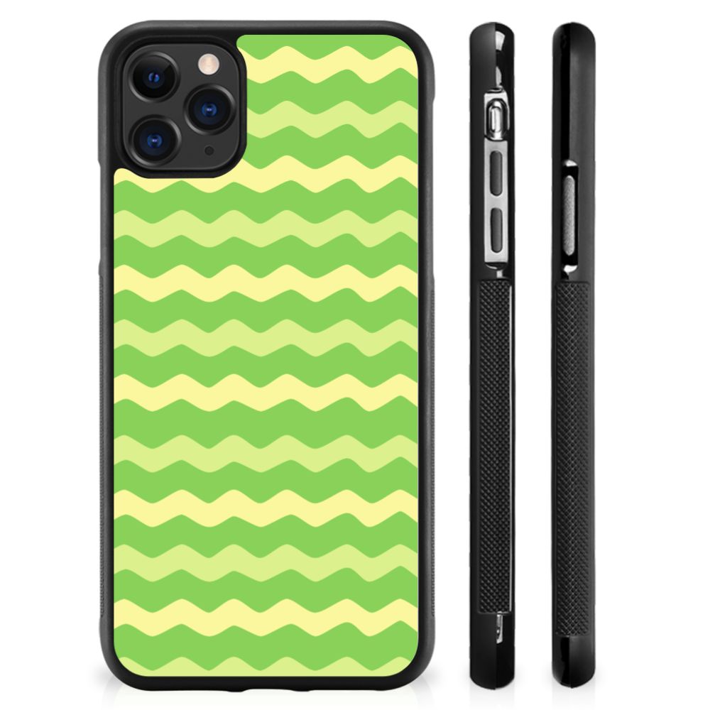 Apple iPhone 11 Pro Max Bumper Case Waves Green B2C Telecom