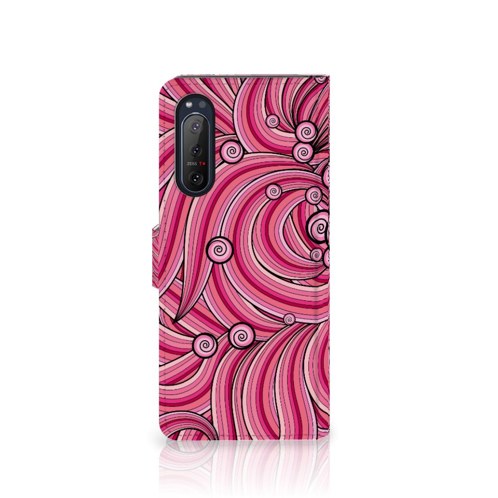 Sony Xperia 5II Hoesje Swirl Pink