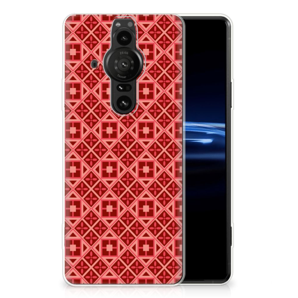 Sony Xperia Pro-I TPU bumper Batik Rood B2C Telecom