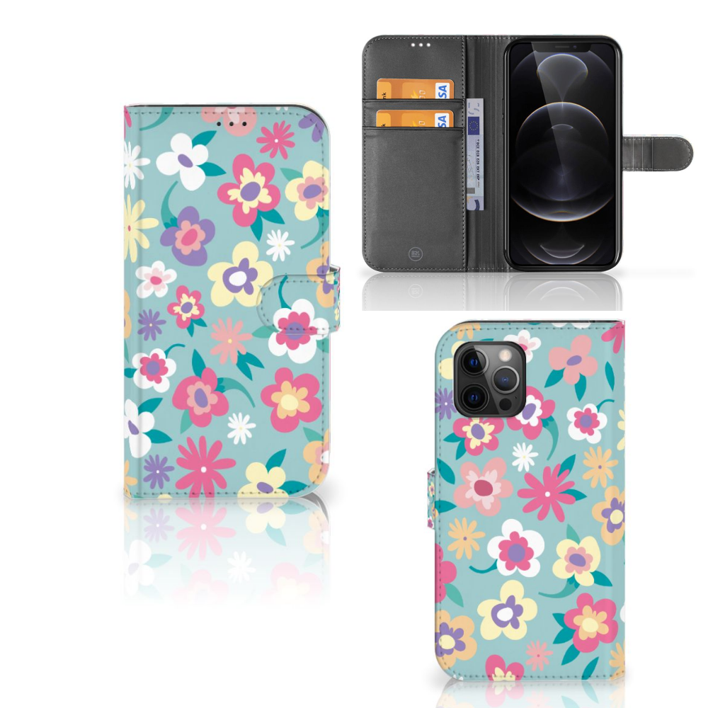 Apple iPhone 12 Pro Max Hoesje Flower Power