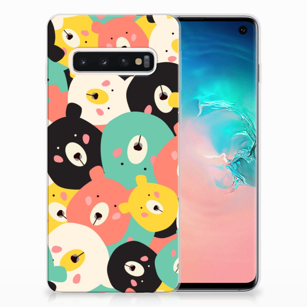 Samsung Galaxy S10 Telefoonhoesje met Naam Bears