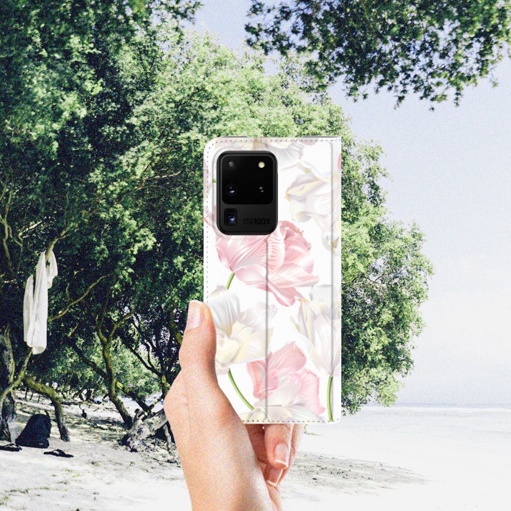 Samsung Galaxy S20 Ultra Smart Cover Lovely Flowers - B2C Telecom