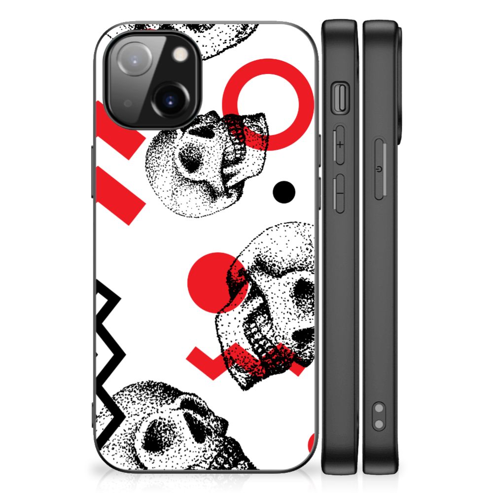 Telefoonhoesje Apple iPhone 13 Skull Red B2C Telecom