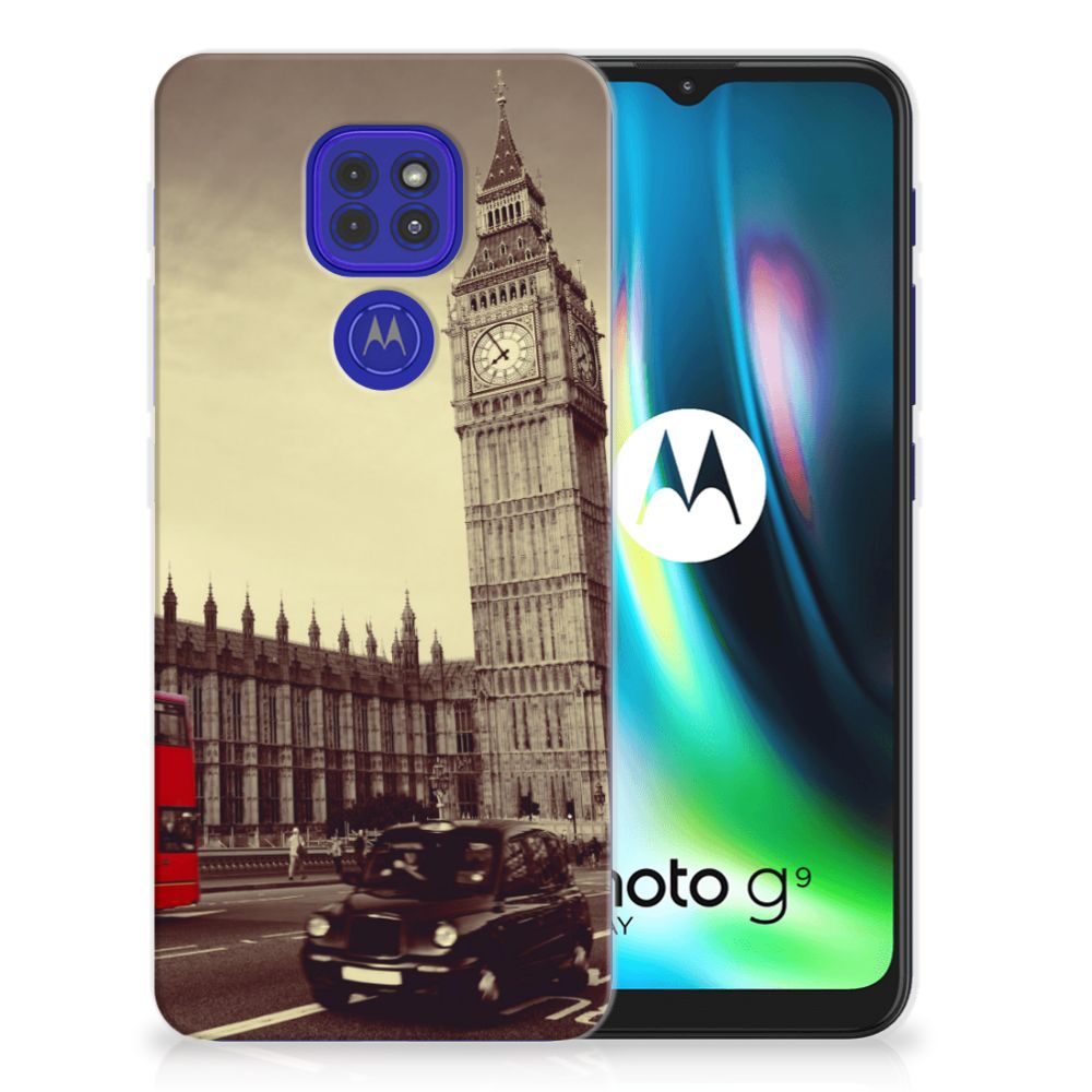 Motorola Moto G9 Play | E7 Plus Siliconen Back Cover Londen B2C Telecom