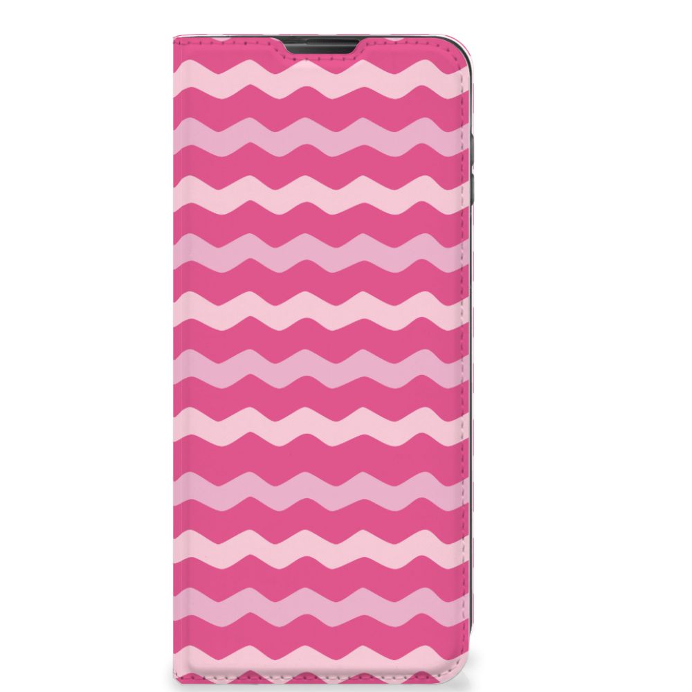Motorola Moto G 5G Plus Hoesje met Magneet Waves Pink - B2C Telecom