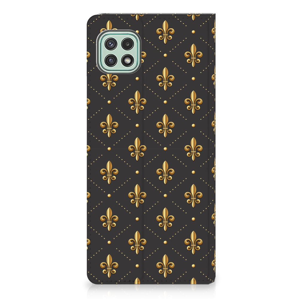 Samsung Galaxy A22 5G Hoesje met Magneet Franse Lelie - B2C Telecom