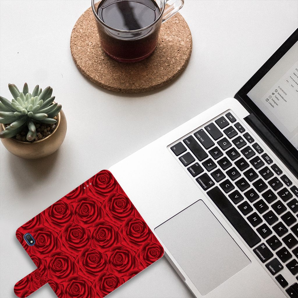 Samsung Galaxy A10 Hoesje Red Roses