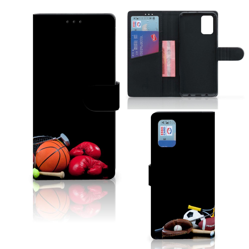 Samsung Galaxy A02s | M02s Wallet Case met Pasjes Sports