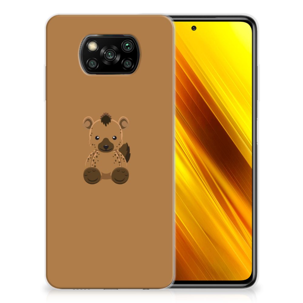 Xiaomi Poco X3 | Poco X3 Pro Telefoonhoesje met Naam Baby Hyena B2C Telecom