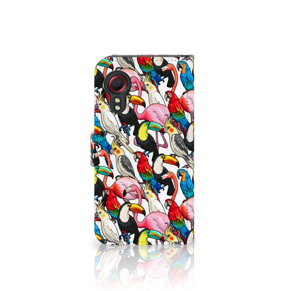 Samsung Galaxy Xcover 5 Telefoonhoesje met Pasjes Birds