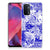 Silicone Back Case OPPO A93 5G Angel Skull Blauw