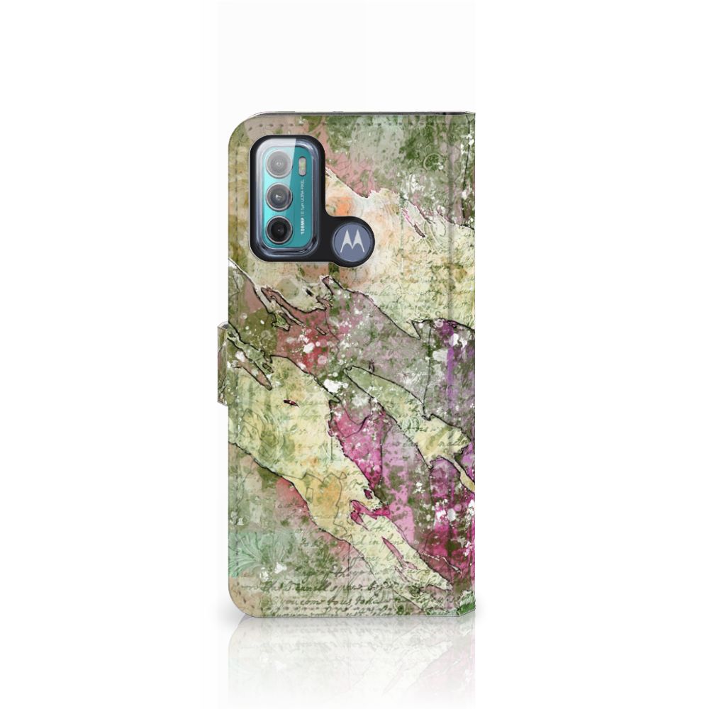 Hoesje Motorola Moto G60 Letter Painting