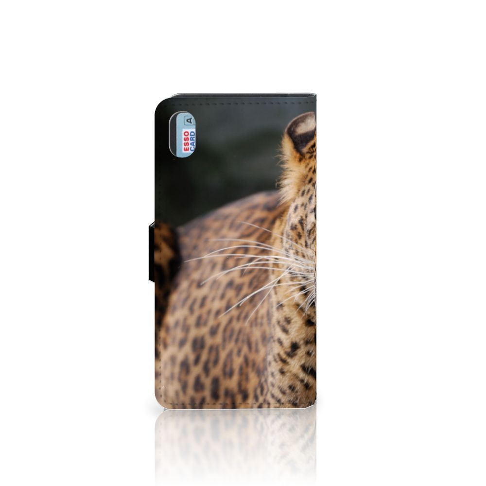 Xiaomi Redmi 7A Telefoonhoesje met Pasjes Luipaard