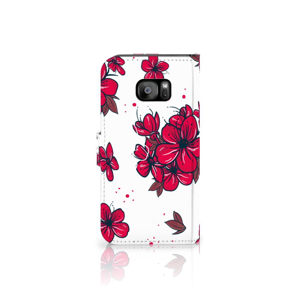 Samsung Galaxy S7 Edge Hoesje Blossom Red