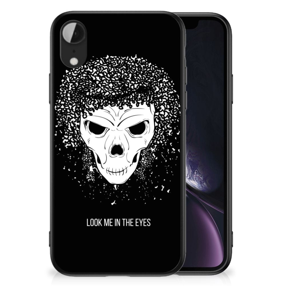 Telefoonhoesje Apple iPhone XR Skull Hair