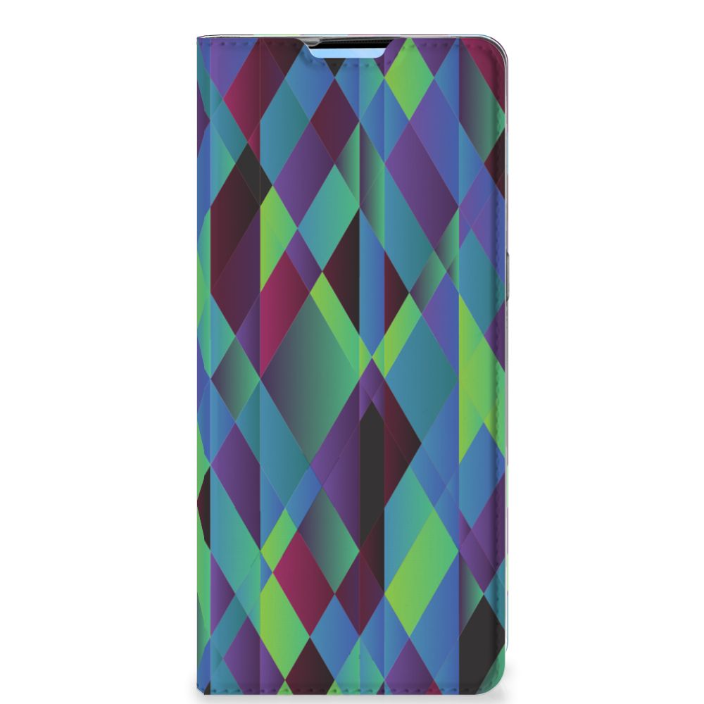 OPPO Reno4 Pro 5G Stand Case Abstract Green Blue - B2C Telecom