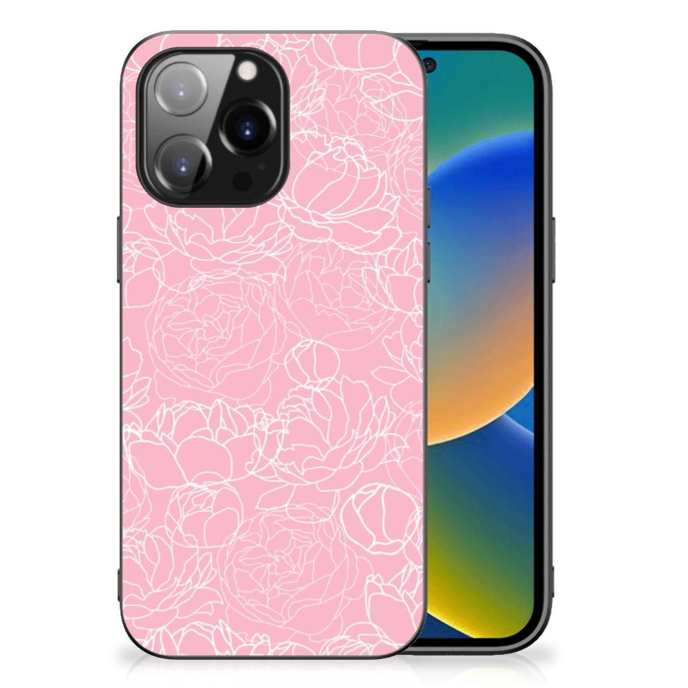 iPhone 14 Pro Max Bloemen Hoesje White Flowers B2C Telecom