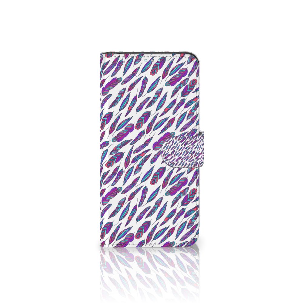 Samsung Galaxy A41 Telefoon Hoesje Feathers Color