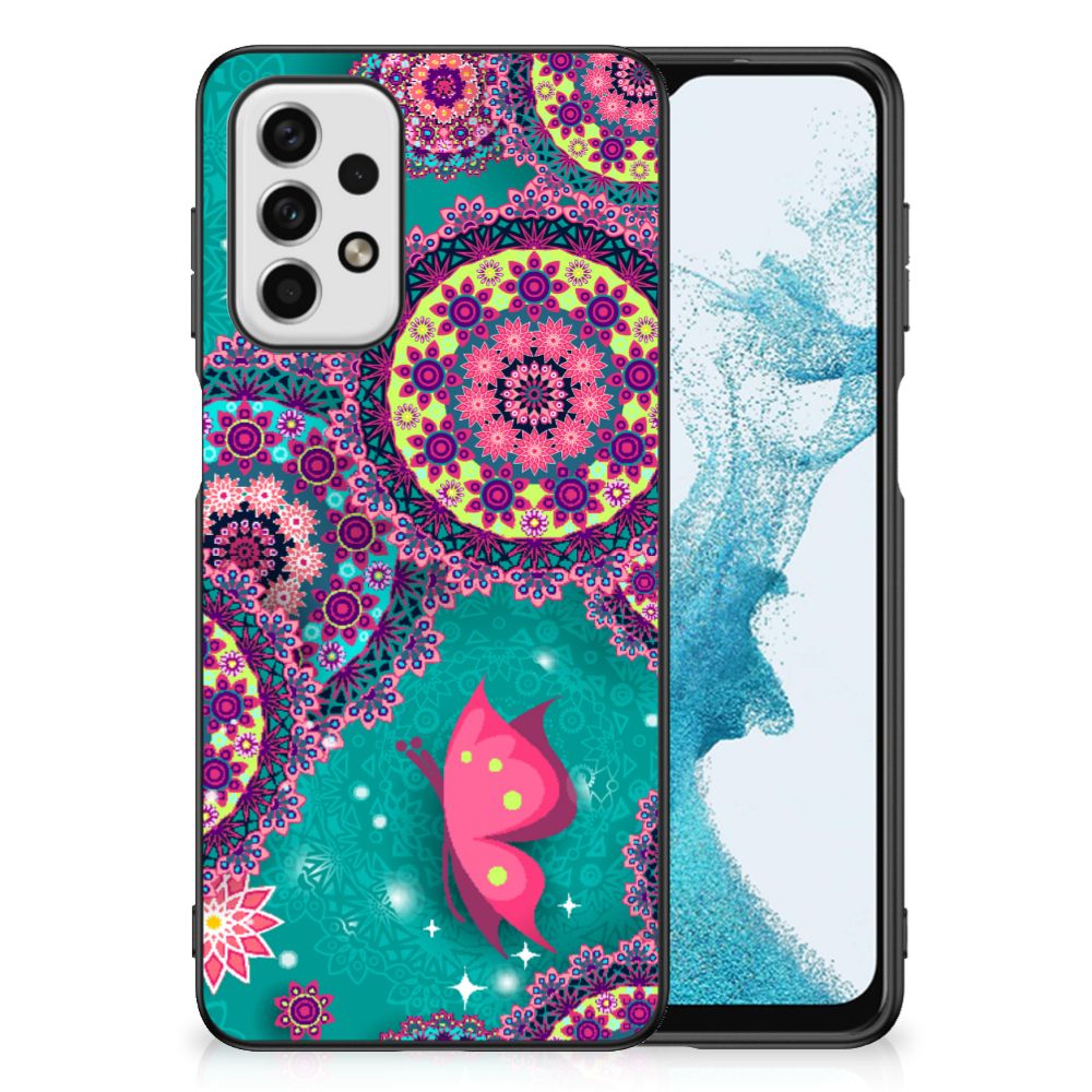 Samsung Galaxy A23 Leuk Telefoonhoesje Cirkels en Vlinders B2C Telecom