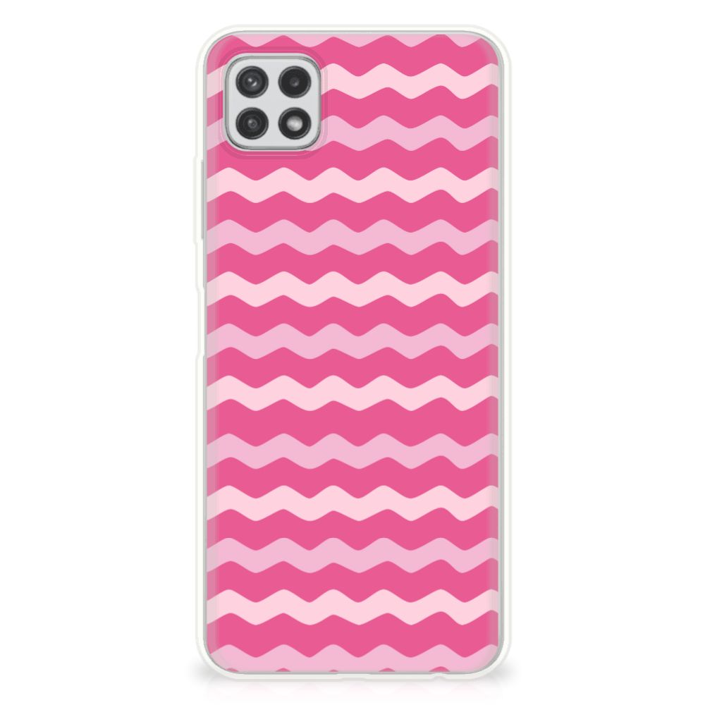 Samsung Galaxy A22 5G TPU bumper Waves Pink B2C Telecom