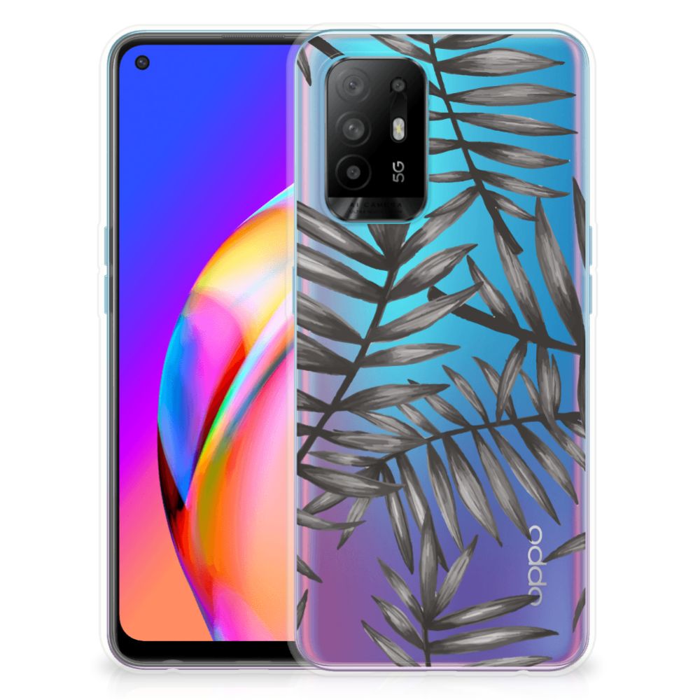 OPPO A94 5G | Reno5 Z TPU Case Leaves Grey B2C Telecom