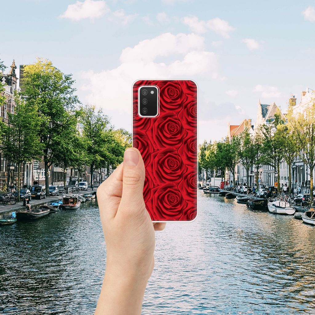 Samsung Galaxy A03S TPU Case Red Roses B2C Telecom