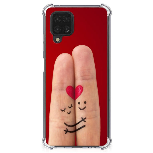 Samsung Galaxy A12 Anti Shock Bumper Case Liefde - Origineel Romantisch Cadeau