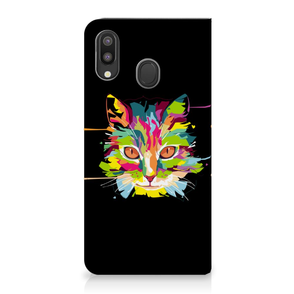 Samsung Galaxy M20 Magnet Case Cat Color
