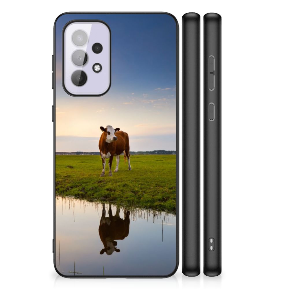 Samsung Galaxy A33 5G Dierenprint Telefoonhoesje Koe B2C Telecom