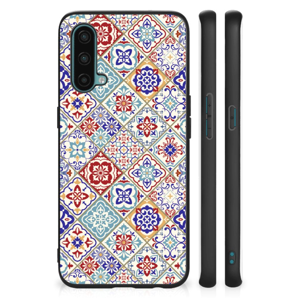 OnePlus Nord CE 5G Marmeren Print Telefoonhoesje Tiles Color B2C Telecom