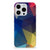 iPhone 15 Pro Max TPU Hoesje Polygon Dark met abstract design in levendige kleuren.