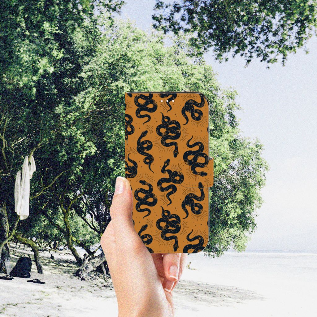 Telefoonhoesje met Pasjes voor Samsung Galaxy S23 Snakes