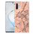 Samsung Galaxy Note 10 Plus TPU Siliconen Hoesje Marmer Oranje