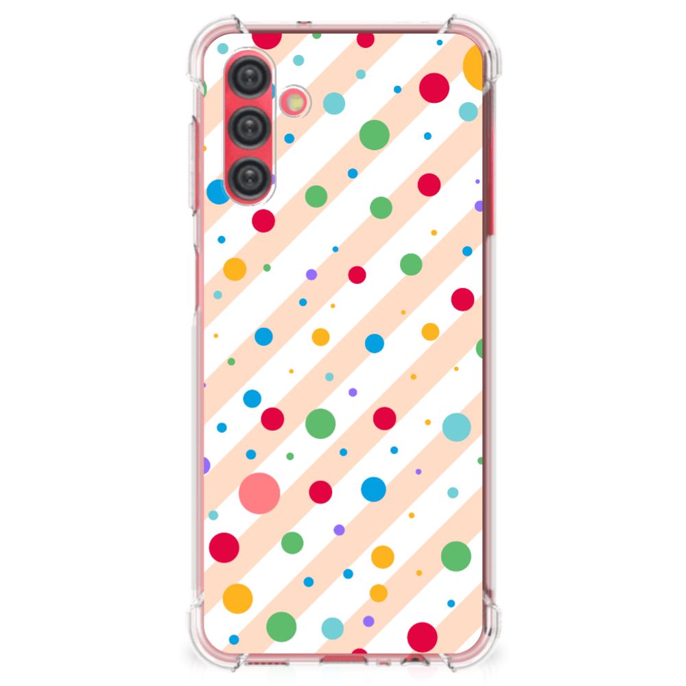 Samsung Galaxy A13 5G | A04s Doorzichtige Silicone Hoesje Dots