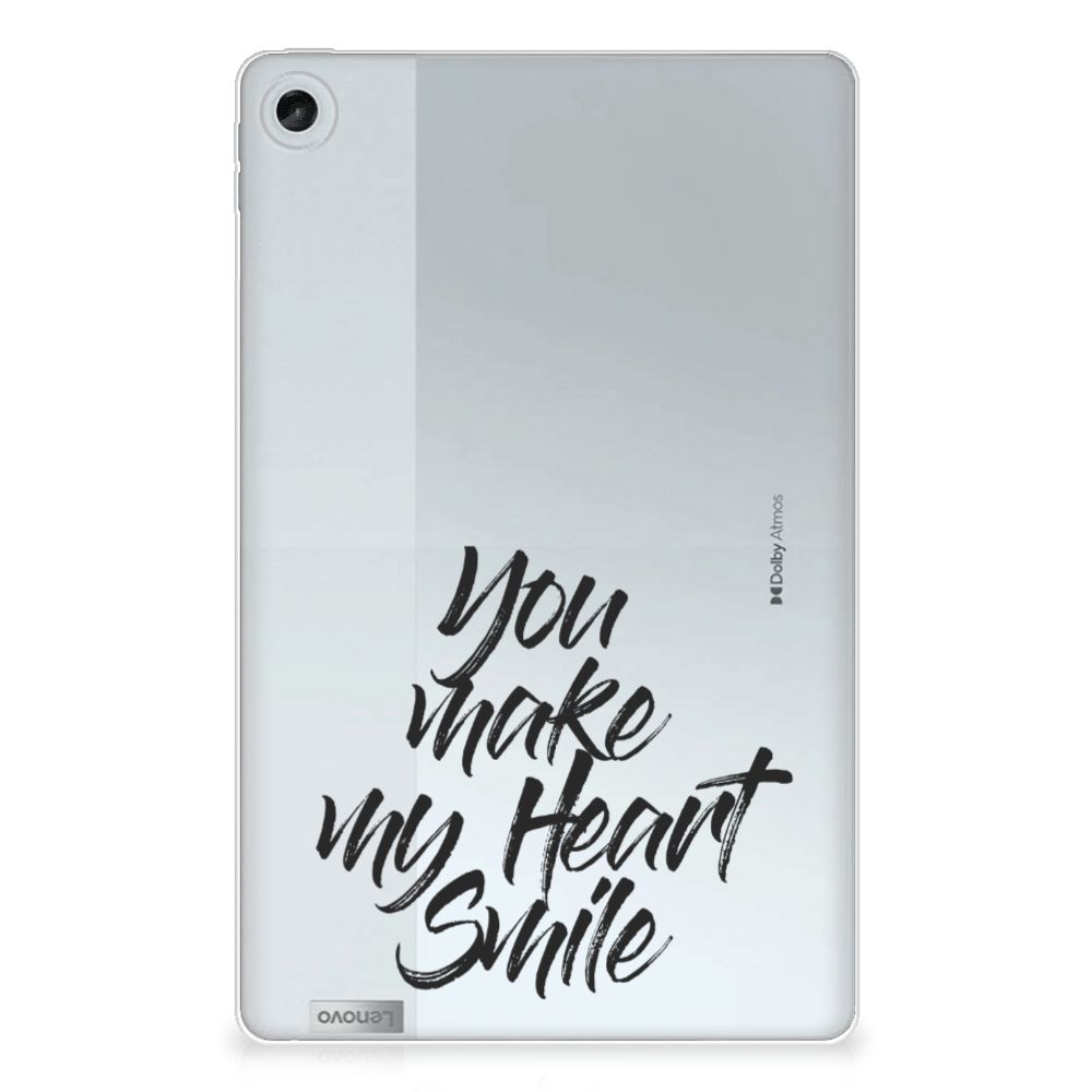 Lenovo Tab M10 Plus (3e generatie) Back cover met naam Heart Smile - B2C Telecom