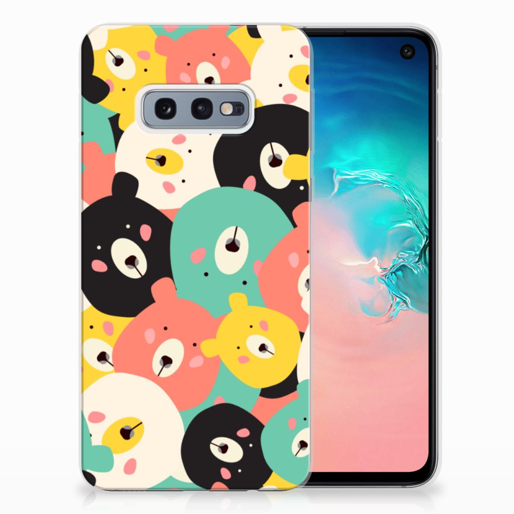 Samsung Galaxy S10e Telefoonhoesje met Naam Bears