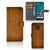 Nokia G50 Book Style Case Donker Hout