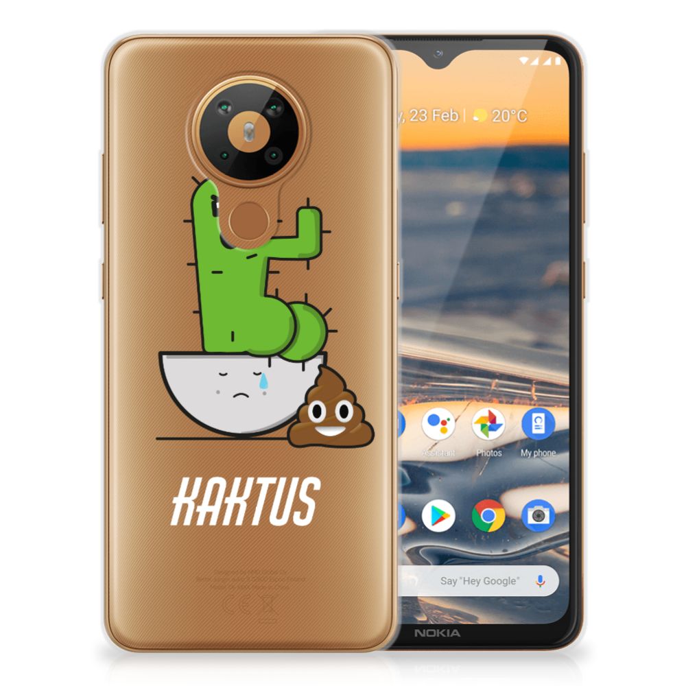 Nokia 5.3 Telefoonhoesje met Naam Cactus Poo B2C Telecom