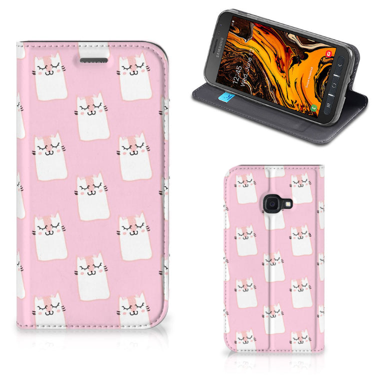 Samsung Galaxy Xcover 4s Hoesje maken Sleeping Cats