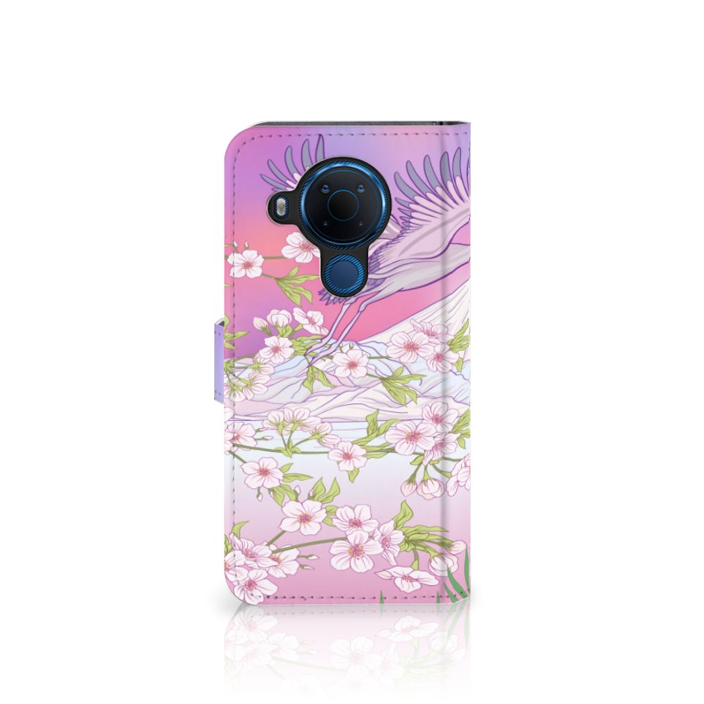 Nokia 5.4 Telefoonhoesje met Pasjes Bird Flying